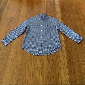 Ralph Lauren Gingham Cotton Natural Stretch long sleeves Shirt